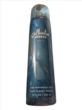 Bath & Body Works SALTWATER BREEZE Body Mist Spray 8 FL OZ NEW! Discontinued